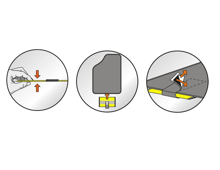 Lifehammer* Giubbotto catarifrangente Ultra,giallo