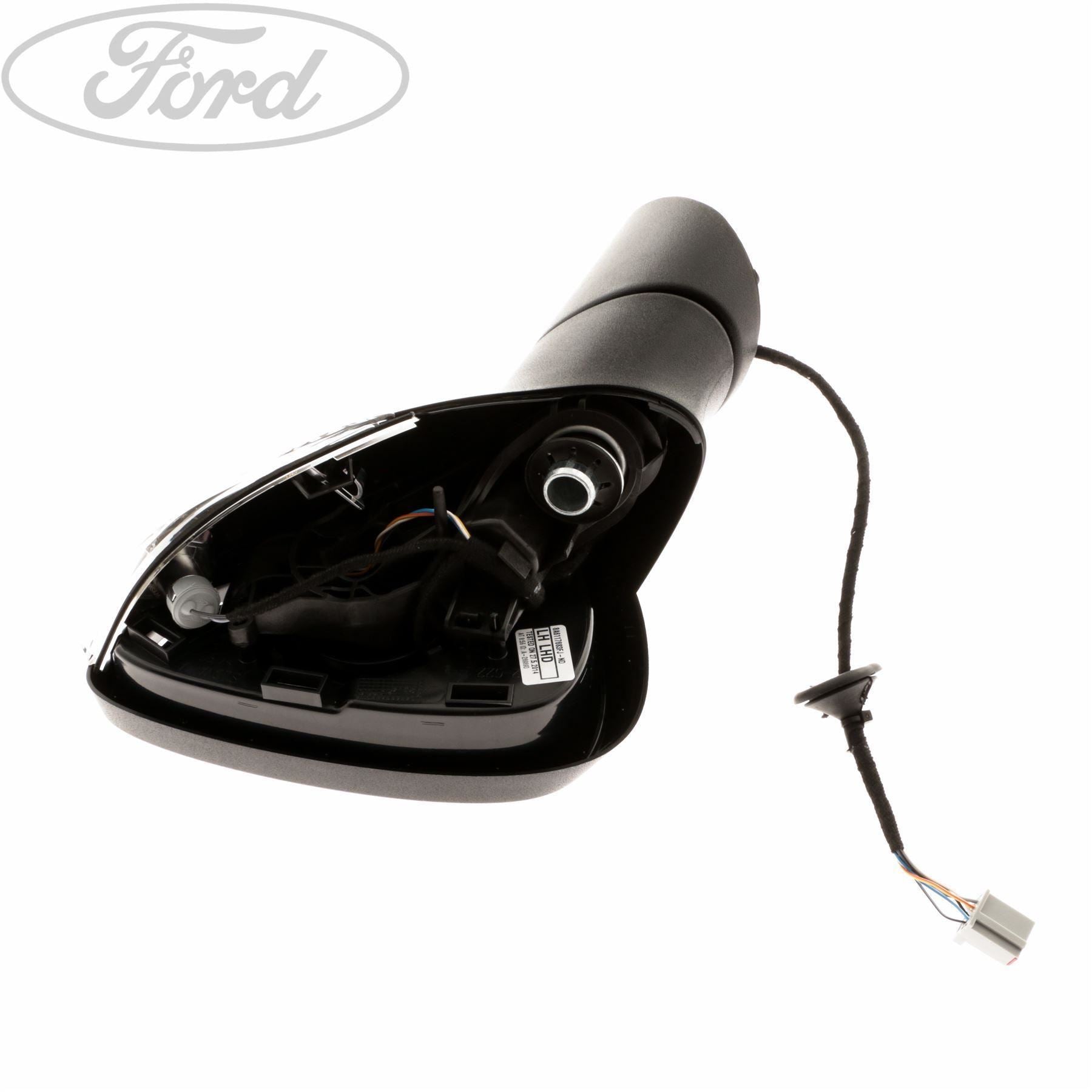 Cornice Specchietto Retrovisore In ABS Per Ford Fiesta MK7 2008-2017, Sinistra O Destra, Nera, Antigraffio E Facile Da Installare