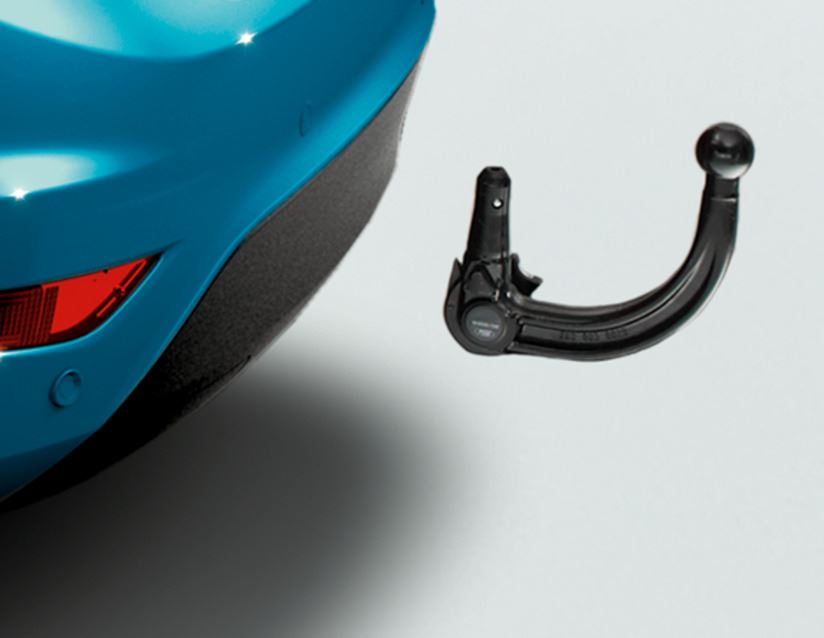 Gancio traino compatibile per Ford Fiesta Fastback 17- rimovibile