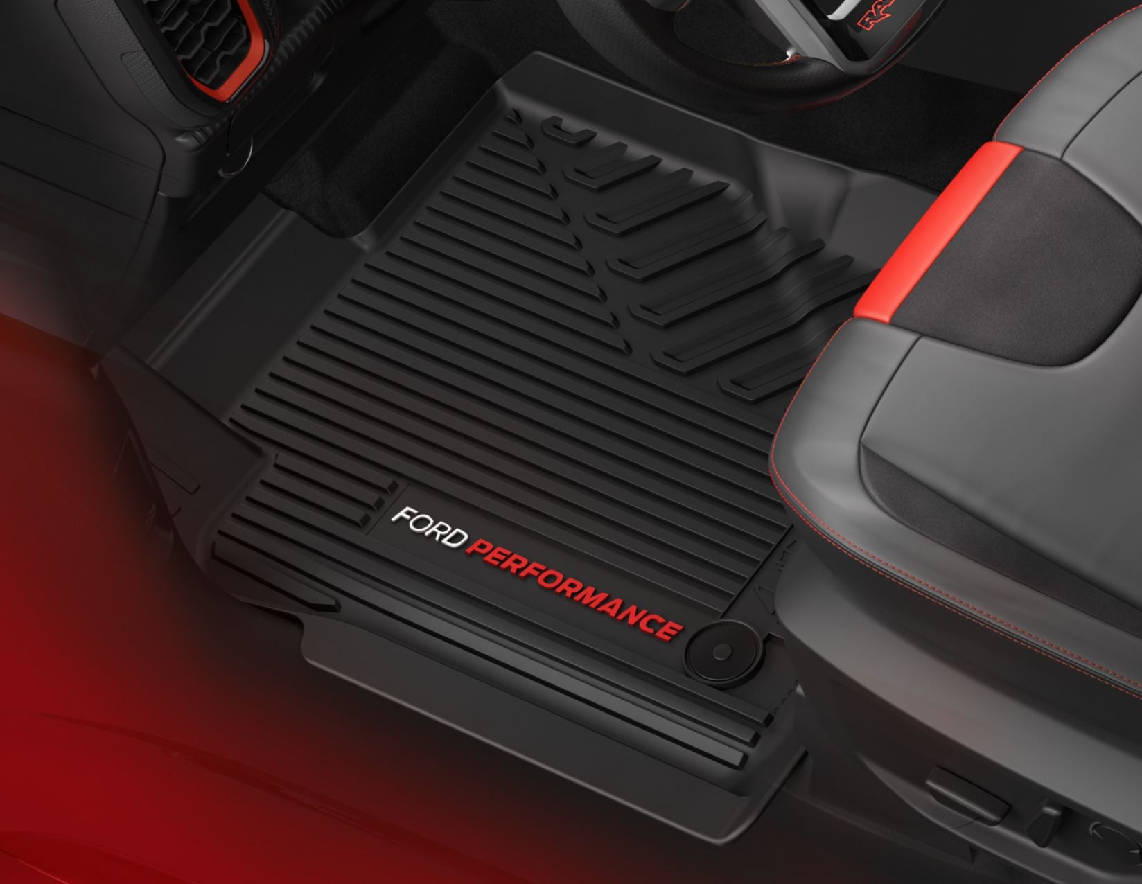 WeatherTech Tappetini Auto In Gomma 2 Pezzi - Universali Anteriori O Posteriori, Colore Nero - Antiscivolo E Antiperdite