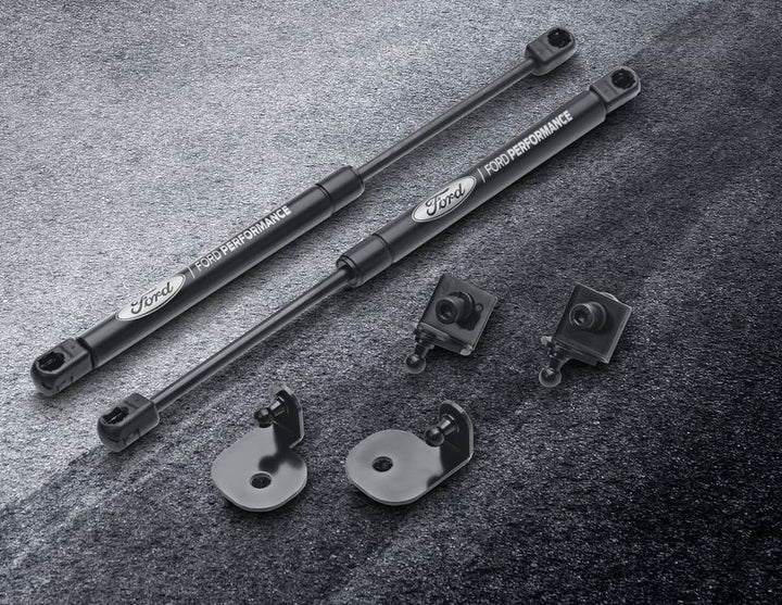KIT AMMORTIZZATORI COFANO CON INCISIONE LASER DEL LOGO FORD PERFORMANCE