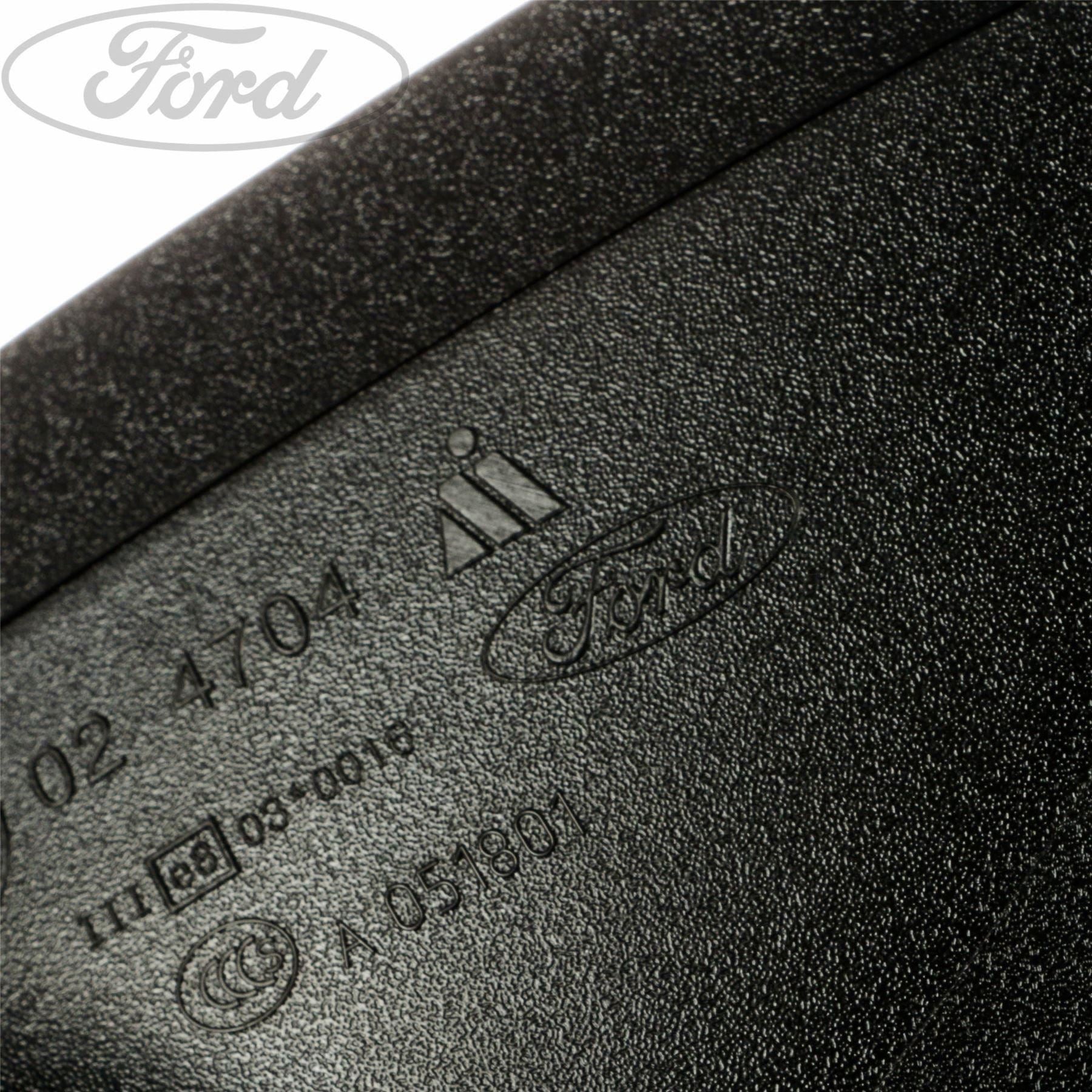 Coppia Calotte Specchietti Laterali Nero Lucido Per Ford Fiesta MK7 (2008-2017) In ABS, Ricambio Diretto 5x13x9 Cm - 4