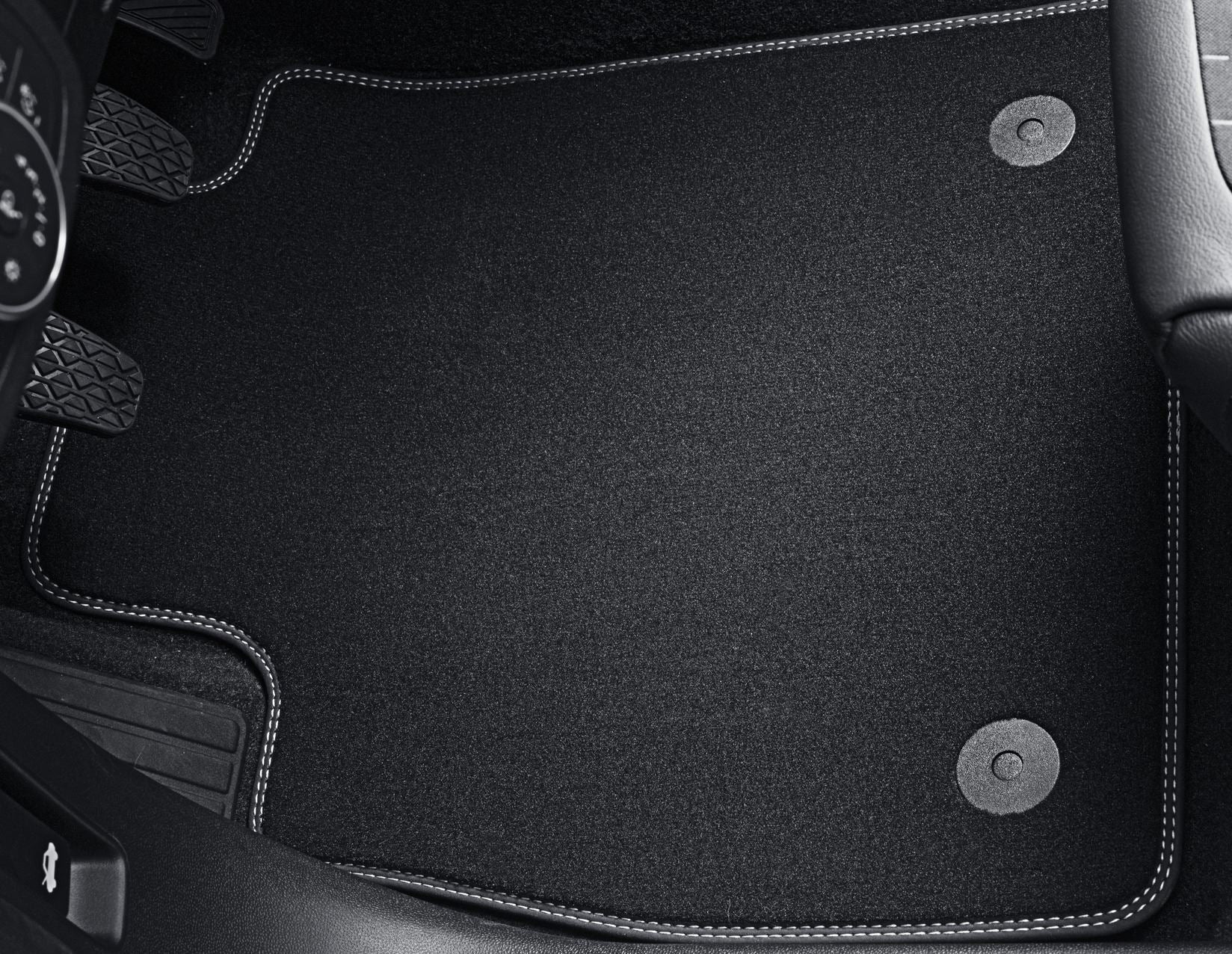 J&J AUTOMOTIVE - Tappeti Auto In Velluto Su Misura Per Ford Mondeo 5 (dal 2015) - Set 4 Pezzi Anteriori E Posteriori - Antiscivolo