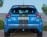 Ford Focus 09/2014-03/2018 herpa print* Strisce da gara Over-the-top,nero opaco