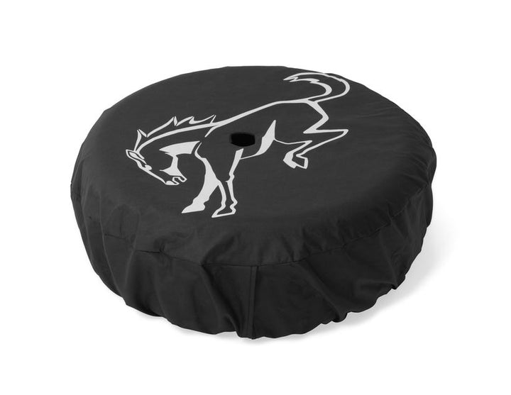 Originale Ford Bronco Copertura ruota di scorta nera con logo Bronco bianco