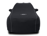 Originale Ford Explorer Plug-In-Hybrid Copertura protettiva Premium nera con rivestimento bianco e logo Ford ovale bianco