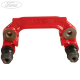 Supporto pinza freno posteriore rosso orig. Ford Fiesta Fusion dal 2013 1539676