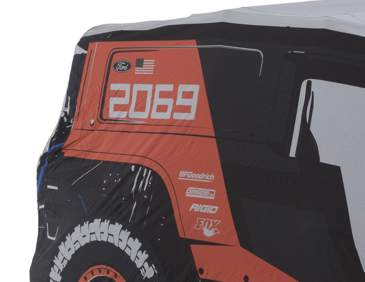 Bronco Coverking Copertura protettiva Grafica multicolore Bronco in 3D