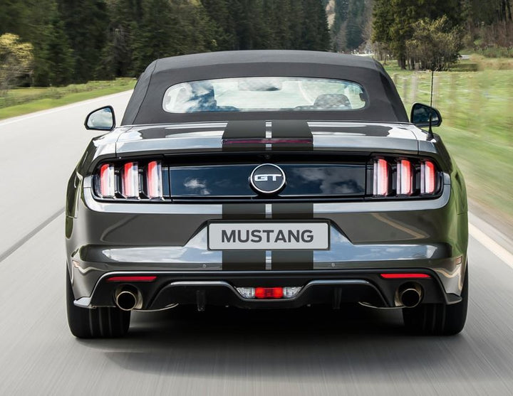 Originale Ford Mustang 03/2018-03/2023 Strisce da gara Over-the-top,nero opaco
