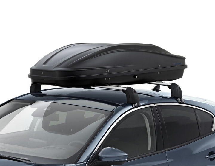 G3* BOX DA TETTO ELEGANCE EUROPE 390, NERO OPACO GOFFRATO
