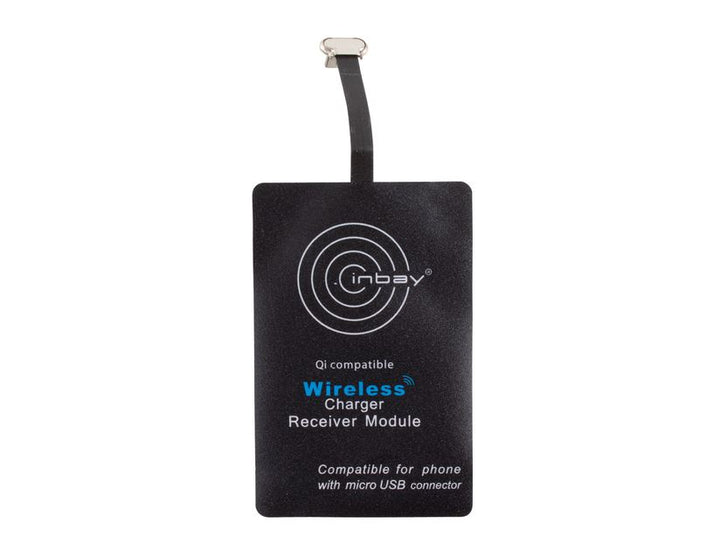 ACV* RICEVITORE DI RICARICA INBAY QI UNIVERSALE, CON CONNETTORE MICRO-USB DA 2,0 COLORE NERO