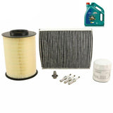 Kit di manutenzione olio, filtro aria, filtro abitacolo, candele Focus 1.0