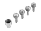 Originale Ford Ka 09/2008-05/2016 Kit bulloni antifurto per cerchi in lega
