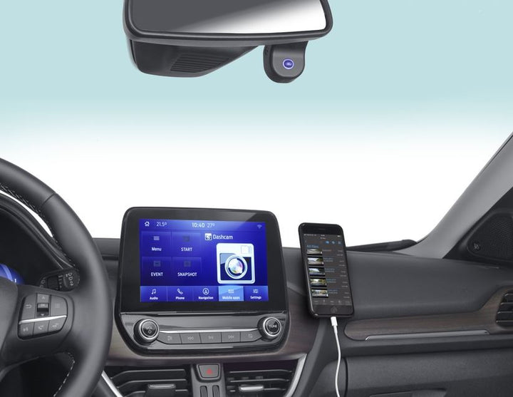 Originale Ford Bronco Fotocamera per cruscotto con risoluzione full HD e schermo SYNC®4 e/o controllo vocale via AppLink®