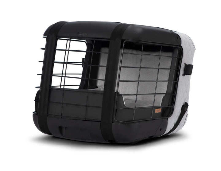 4PETS®* BOX DA TRASPORTO CAREE PER CANI E GATTI, DA FISSARE SALDAMENTE SU QUALSIASI SEDILE PASSEGGERI, COOL GREY