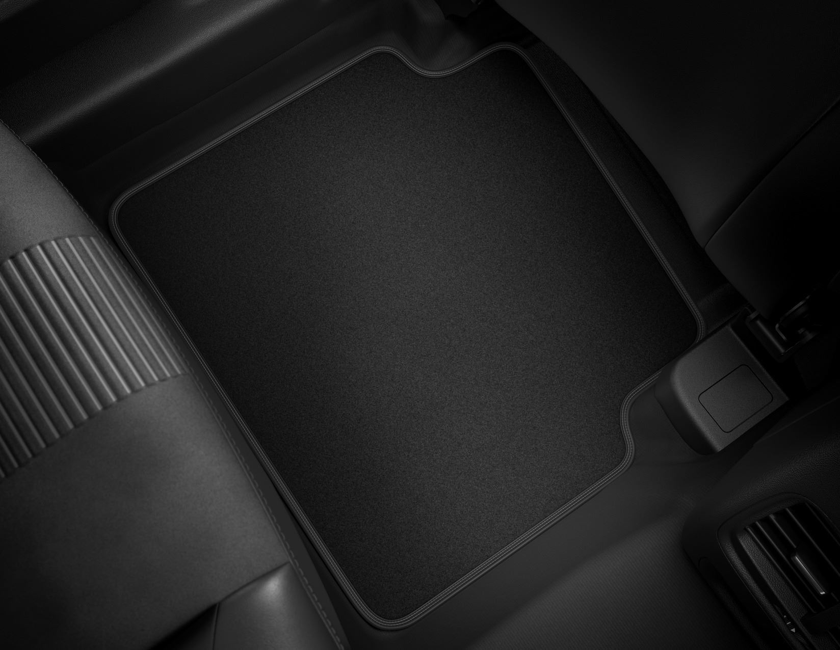 Alpha-Tex Tappetini Auto Per Ford Kuga I (2008-2012) | 4 Pezzi, Antracite Con Bordo Borgogna | Made In Germany - 4