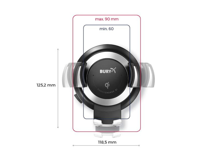 BURY* SISTEMA POWERMOUNT POWERCHARGE QI