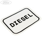 Adesivo avviso diesel sportello carburante Ford Ranger TKE 2011-2022 1733000