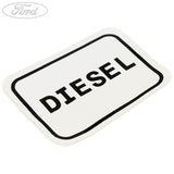Adesivo avviso diesel sportello carburante Ford Ranger TKE 2011-2022 1733000