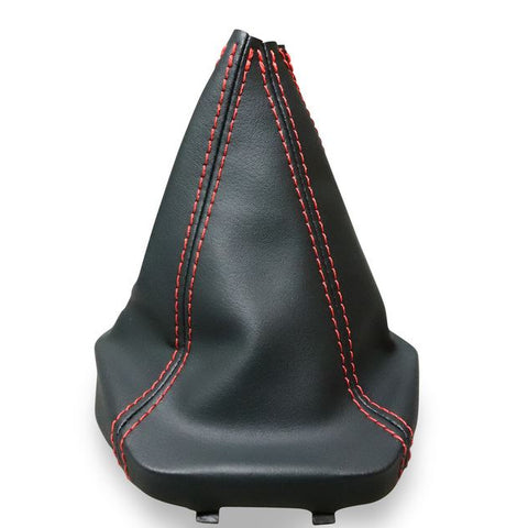 Originale Ford Ka Cuffia per pomello leva del cambio Nero vinile con cuciture rosse