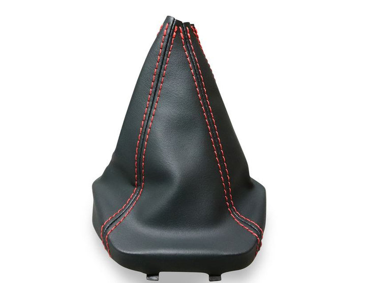 Originale Ford Ka Cuffia per pomello leva del cambio Nero vinile con cuciture rosse