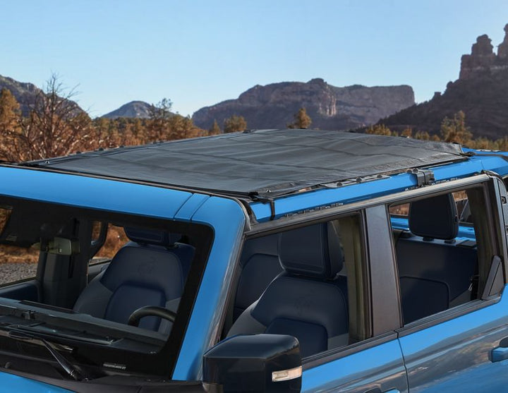 Originale Ford Bronco dal 10/2022 Parasole da tetto Bimini rete morbida,nera