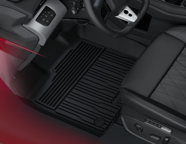 SHINJEW Tappetini compatibili con Ford Explorer 7 Seat 2015-2019, set completo di tappetini per tutte le condizioni atmosferiche, set completo di tappetini per auto anteriori e posteriori