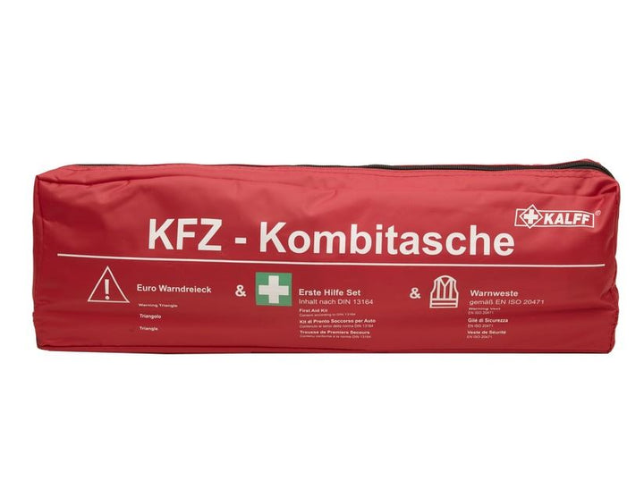 Kalff* Pacchetto di sicurezza borsa in nylon rosso,