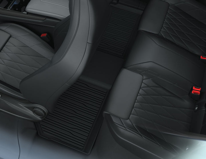 Originale Ford All-Electric Explorer®/All-Electric Capri® Tappetini in gomma In stile vassoio con bordi rialzati