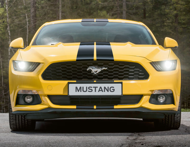 Mustang 03/2015-02/2018 herpa print* Strisce da gara over-the-top,nero lucido