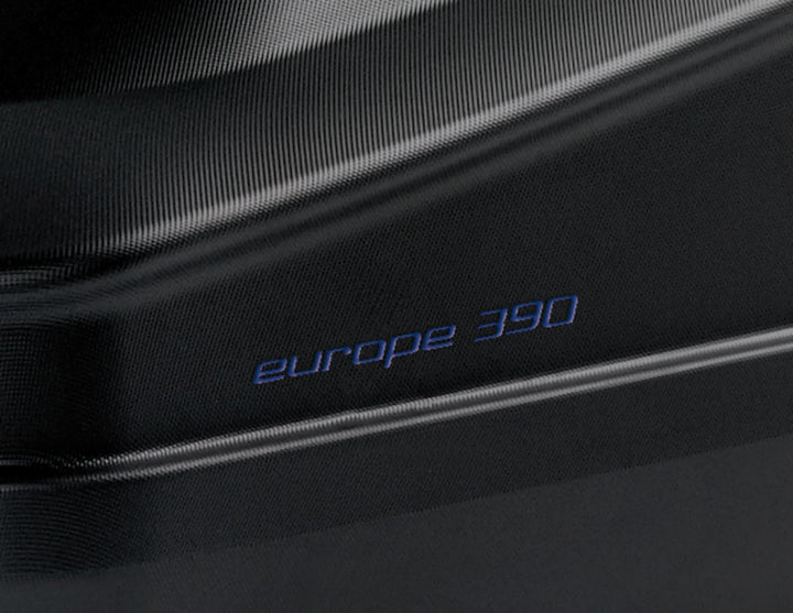 G3* BOX DA TETTO ELEGANCE EUROPE 390, NERO OPACO GOFFRATO