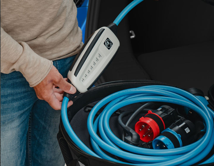 DiniTech* Wallbox Mobile NRGkick kit standard per tutti i tipi di veicoli elettrici