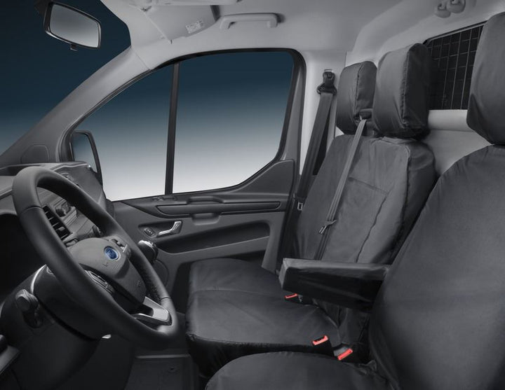 Ford Transit Custom® HDD* Coprisedile per sedile doppio passeggero,nero