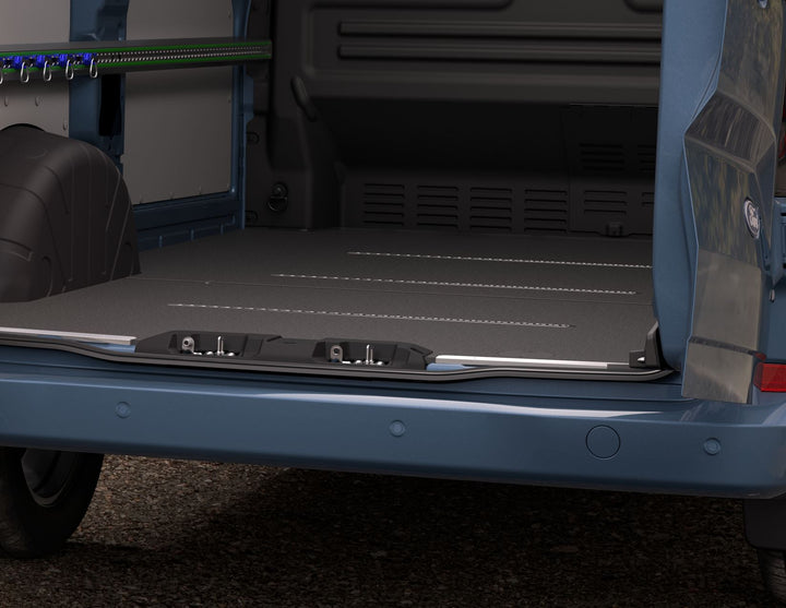 Originale Ford Transit Custom Pianale di carico in legno con guide airline integrate