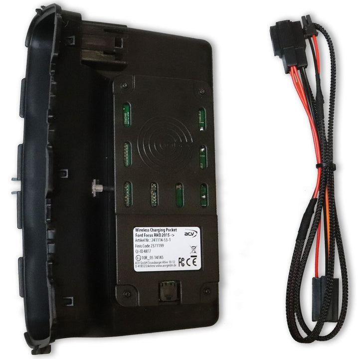 Focus ACV* Kit di ricarica wireless Qi soluzione integrata specifica per veicolo 2014-2018