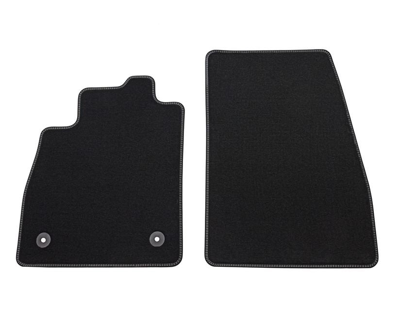 Tappetini Auto In Tessuto Per Ford Mustang V FL 2009-2013 - Set 4 Pezzi Antracite