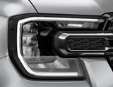 Originale Ford Ranger dal 06/2022 Kit coprifanali anteriori bordo nero opaco