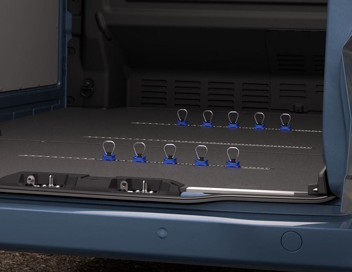Originale Ford Transit Custom dal 09/2023 Anelli per ancoraggio del carico blu
