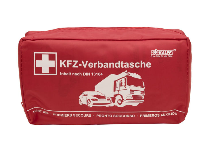 Kalff* Kit pronto soccorso borsa in nylon rosso,Nano