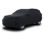 Originale Ford Explorer Plug-In-Hybrid Copertura protettiva Premium nera con rivestimento bianco e logo Ford ovale bianco
