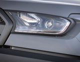 Ranger Pickup Attitude* Kit coprifanali anteriori Bordo nero opaco