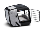 4PETS®* BOX DA TRASPORTO CAREE PER CANI E GATTI, DA FISSARE SALDAMENTE SU QUALSIASI SEDILE PASSEGGERI, COOL GREY