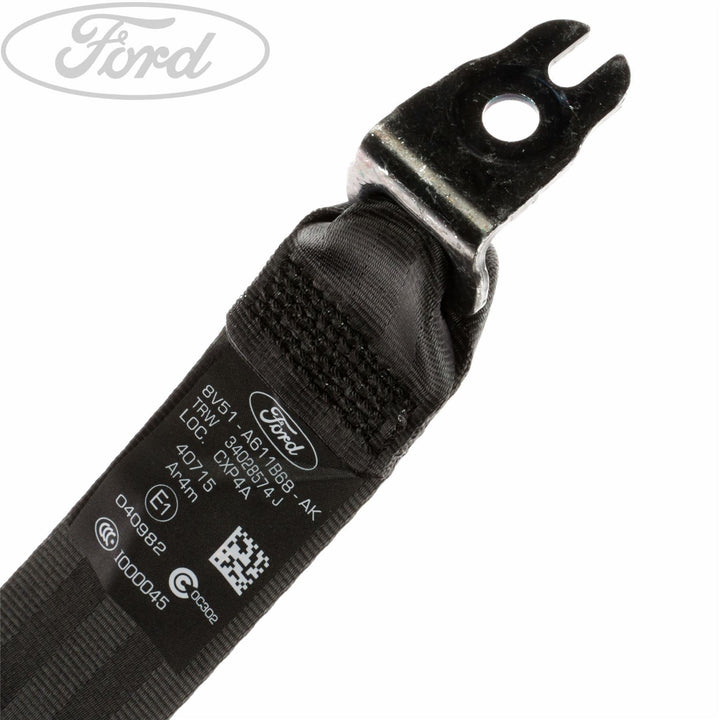 Cintura di sicurezza originale Ford Fiesta 2008-2019, destra 1814664