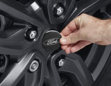 Coprimozzo centrale in lega 54 mm Fiesta Focus Kuga nero, singolo