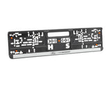 Originale Ford Supporto per la targa argento
