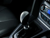 Originale Ford Focus Pomello leva cambio design in pelle nera e alluminio
