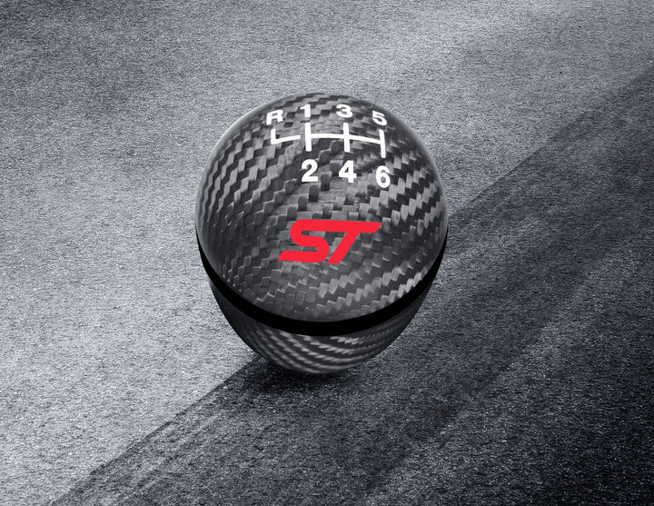 FOCUS POMELLO DEL CAMBIO PERFORMANCE CON LOGO FORD ST ROSSO 2014-2018