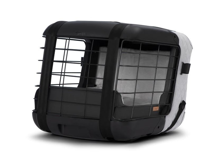4PETS®* BOX DA TRASPORTO CAREE PER CANI E GATTI, DA FISSARE SALDAMENTE SU QUALSIASI SEDILE PASSEGGERI, COOL GREY