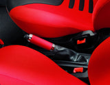 Originale Ford Ka Cuffia freno a mano Sunrise (rosso) con anelli cromati lucidi