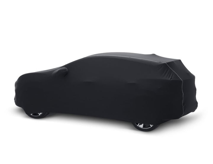 Copertura protettiva Premium nera con rivestimento bianco e logo Ford ovale bianco